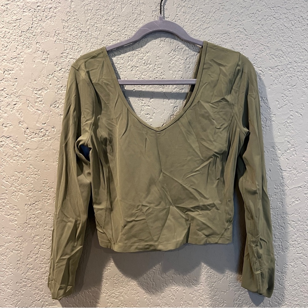 Lululemon Align Long Sleeve Green Size 12
